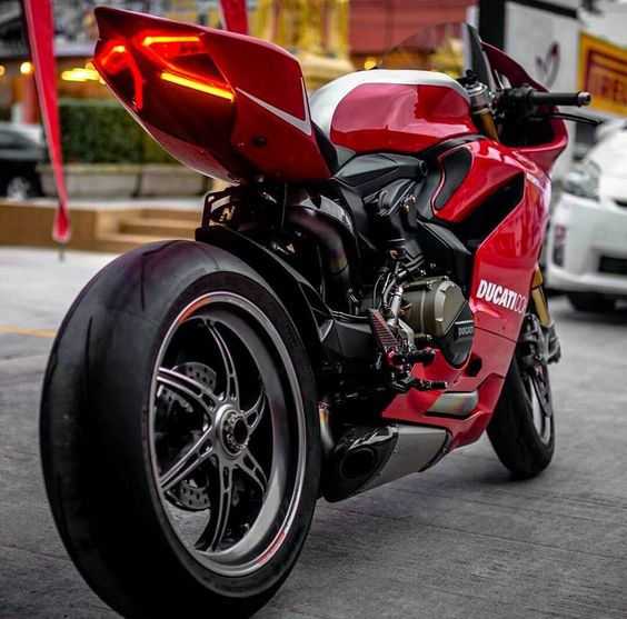 Ducati Panigale 1199.  I'm pretty sure this is the R model, given the exposed aluminum tank.