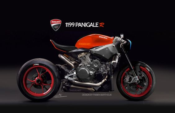 Ducati Panigale R Café Racer Concept - #caféracer #Ducati #Panigale
