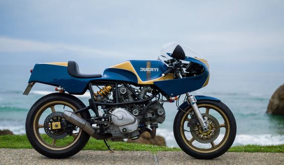 Ducati Pantah Cafe Racer - Switch Stance Riding - Photo by Marc Holstein Photography #motorcycles #caferacer #motos | 
