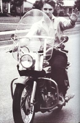 Elvis Presley Vintage Harley Davidson