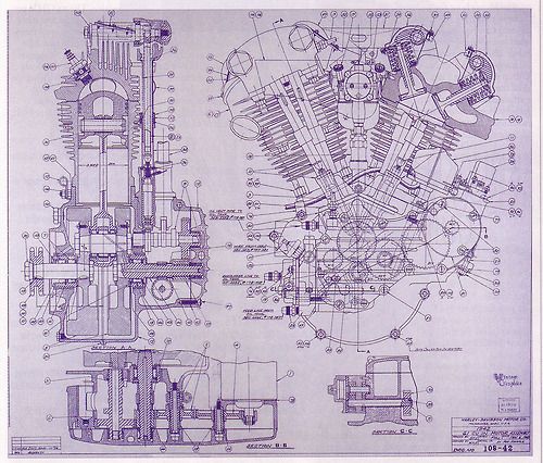 Engine drawing (1942)