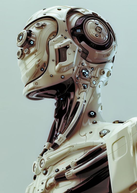 fbspin: Futuristic robotic man, a 3d android by Ociacia Andriods Androids Androids! …and cyborgs…