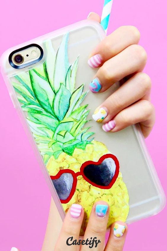 For the love of #pineapples! Click through to shop more #pineapple iPhone 6 phone case designs   | @Casetify