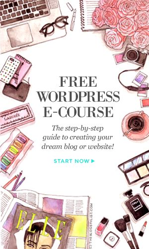 Free beginner WordPress e-course: A step-by-step guide to creating your dream blog or website