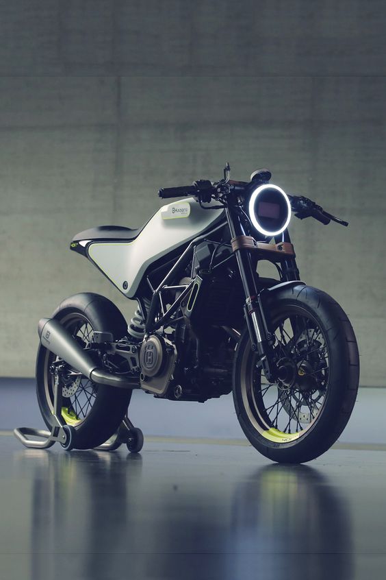 Future perfect: this is the 401 Vit Pilen concept motorcycle. Meaning 