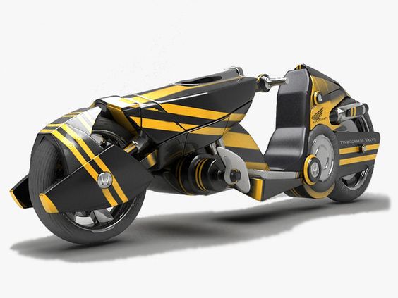 Futuristic Motorcycle Concept - #illustration #design