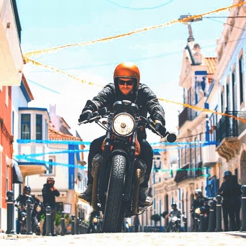 Gear | Goggles | Helmet | Leathers | Cafe Racer | Dime