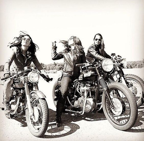 girls & their cafe racers
