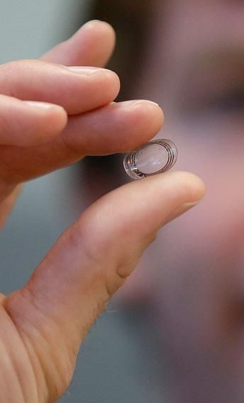 Google is working on contact lenses that, through a small wireless chip, will test the wearer's tears for his or her glucose levels, helping to calculate blood sugar levels for diabetics