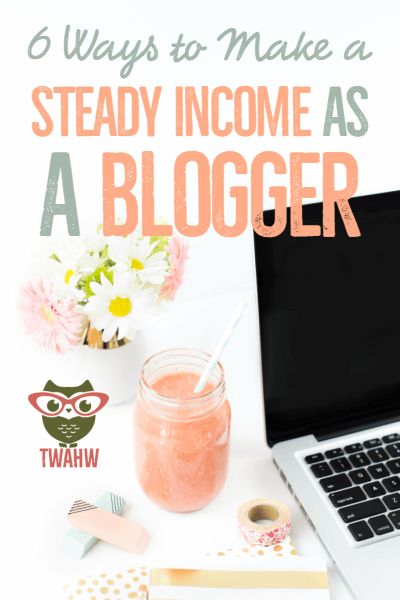 Great tips for making your blogging income more steady and consistent.