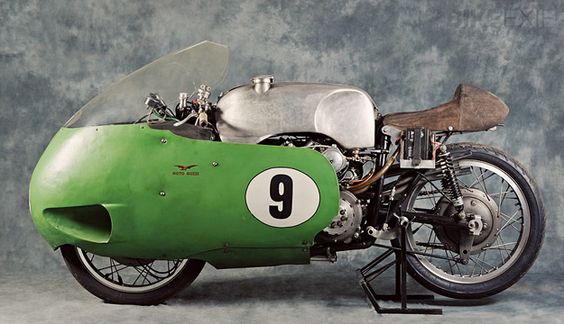 'Guzzi Otto; Yes, there's a V8 motorcycle: a remarkable racer produced by the iconic Italian brand Moto Guzzi.