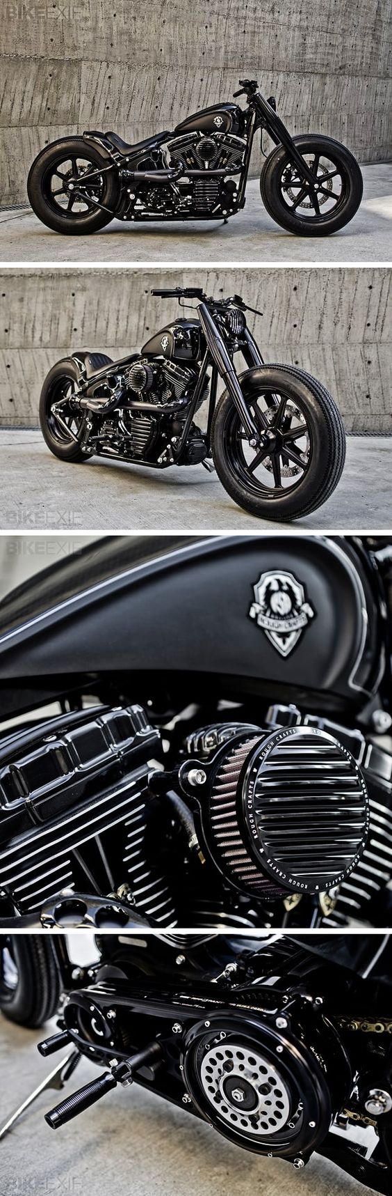 :: Harley Davidson :: Heart Dark #HD #HarleyDavidson #Custom perfect combo of classy and modern. With SHIT handling