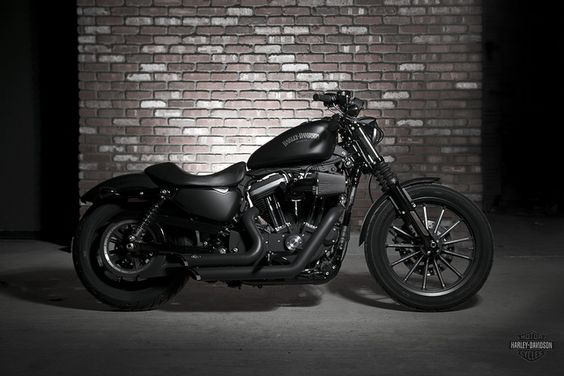 Harley Iron  all blacked  this WILL be mine one day!