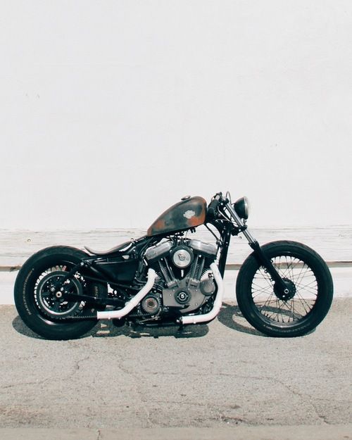 Harley Sportster bobber.