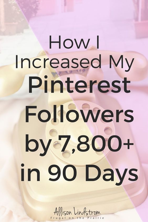 Has the Pinterest algorithm got you worried about increasing your followers? Check out this one thing I do to increase my following by 7,800+ in 90 days!