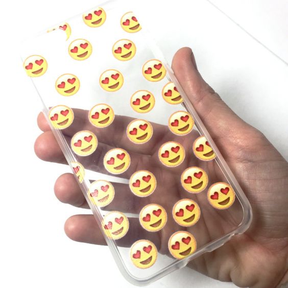 Heart Eye Emoji iPhone Case