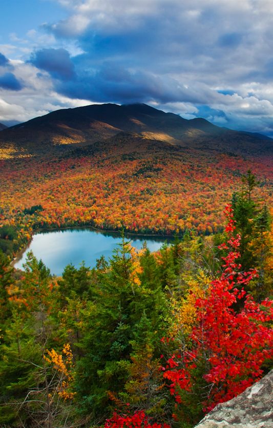 Heart Lake at Adirondack State Park in New York • photo: Michael Melford on National Geographic