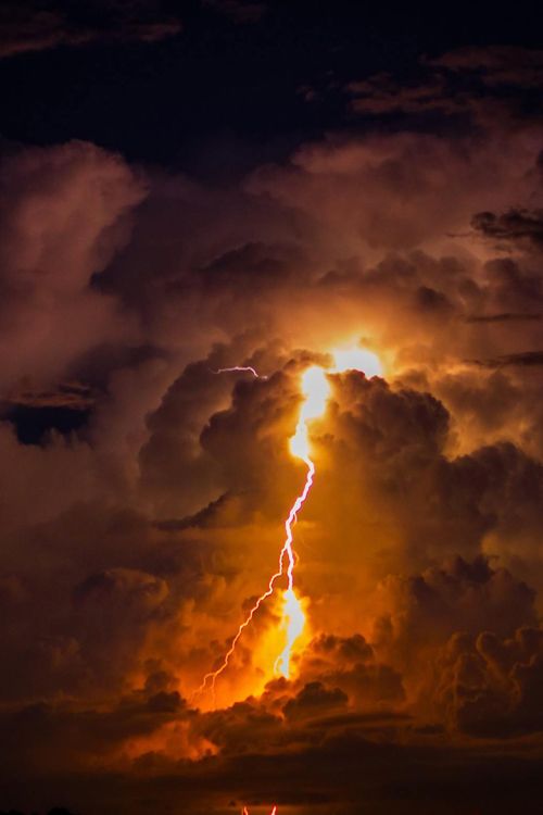 Heat Lightning Panama City Beach Florida by Jeff Pitts
