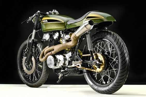 Honda CB450 Cafe Racer 1973 by Hangar Clycleworks #motorcycles #caferacer #motos |