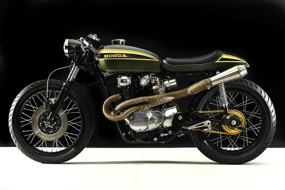 Honda CB450 Cafe Racer 1973 by Hangar Clycleworks #motorcycles #caferacer #motos | 