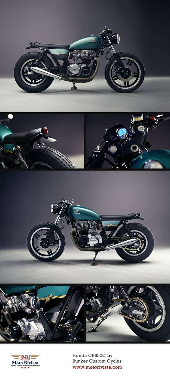 #Honda CB650C by Bunker Custom Cycles ~ featured on Moto Rivista 