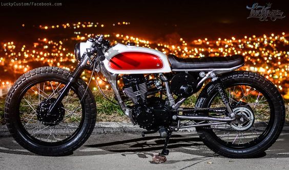Honda CG 125 Cafe Racer “Project 23” by Lucky Custom #motorcycles #caferacer #motos | 