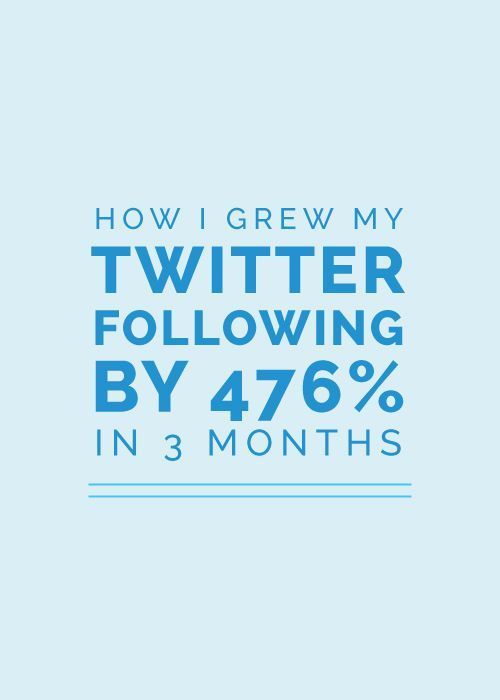 How I Grew My Twitter Following by 476% in 3 Months - Elle & Company