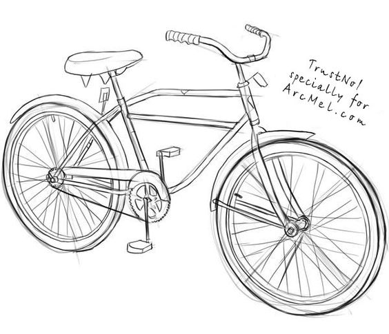 How to Draw a Bicycle, Step by Step