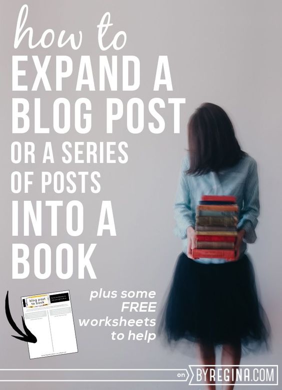 How to Expand a Blog Post Into a Book