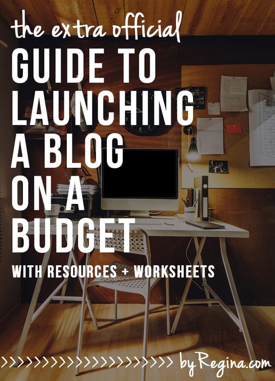 How to Launch a Blog on a Budget - by Regina [for bloggers // creative businesses // and you]