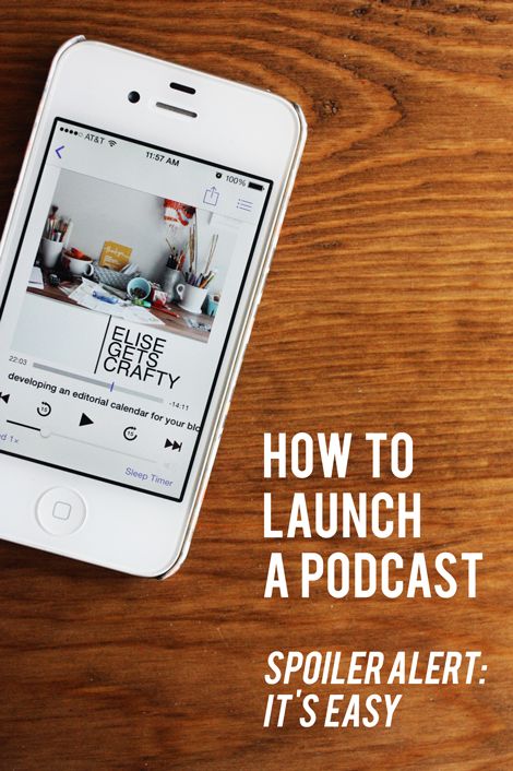 how to launch a podcast by @elise blaha cripe