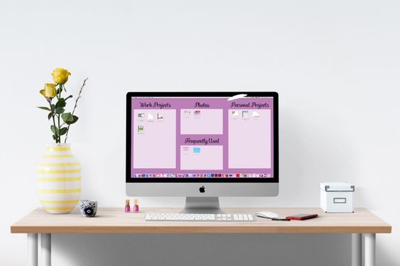 How to make an organized desktop screen