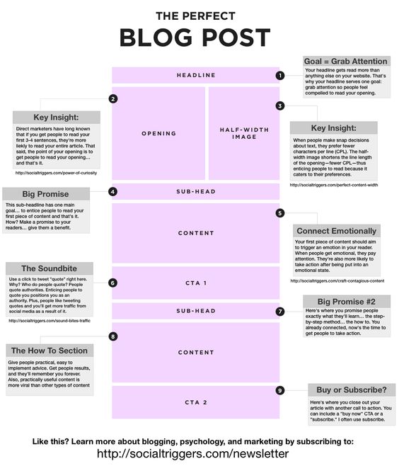 How to write the perfect blog post