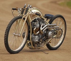 Hustler 8 valve by stellen egeland, one of the nicest boardtracker inspired motorcycles we have seen.
