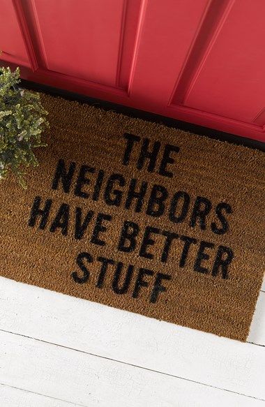 I WANT one. Haha, this is just brilliant! |Humor||LOL||Funny pictures||Doormats||Funny doormats||Funny signs|