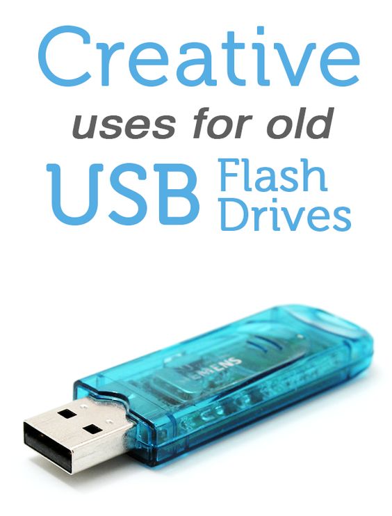 If you have old USB flash drives lying around, you'll want to check out these tips. Great ideas!