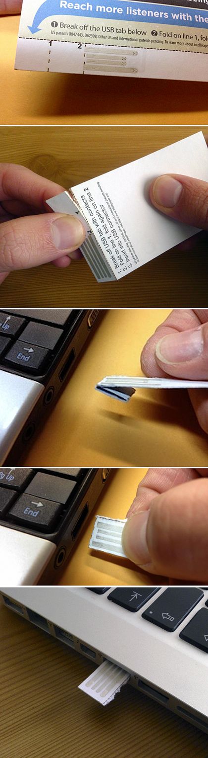 IntelliPaper : The First Paper USB Drive