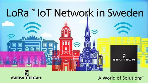 #IoT #Semtech #LoRa Wireless RF Technology Featured in New Gothenburg IoT Network