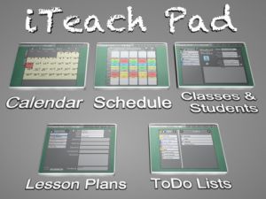 iPad app organizer for classrooms and teaching