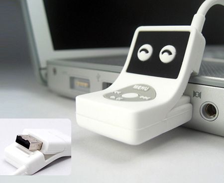iPod USB flash drive cuteness. It's an oldie but still quite adorable.