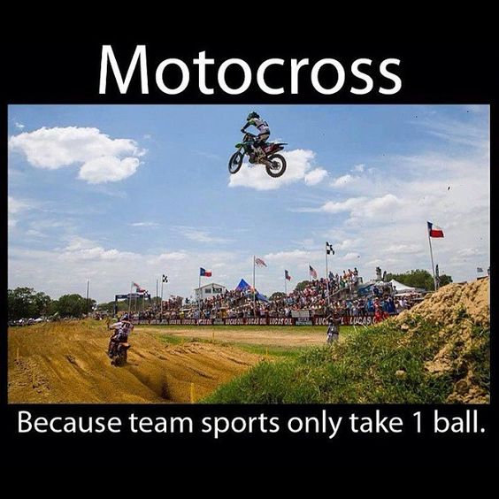 Isso é motocross!