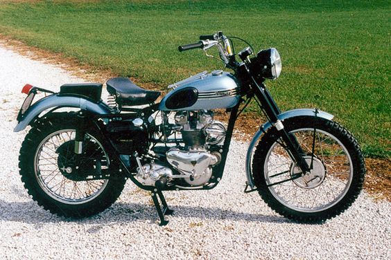 James Dean's 1955 Triumph Trophy -- if I ever get a motorcycle, I'd like to own one of these.