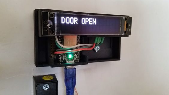 James wanted a way to monitor the status of his garage door without having to actually look at the door. Fortunately, he has a knack with electronics and knows his way around connecting different