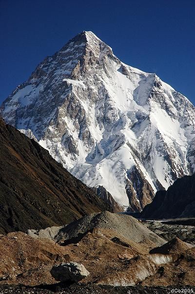 K2 (8611m), Karakoram, Pakistan.