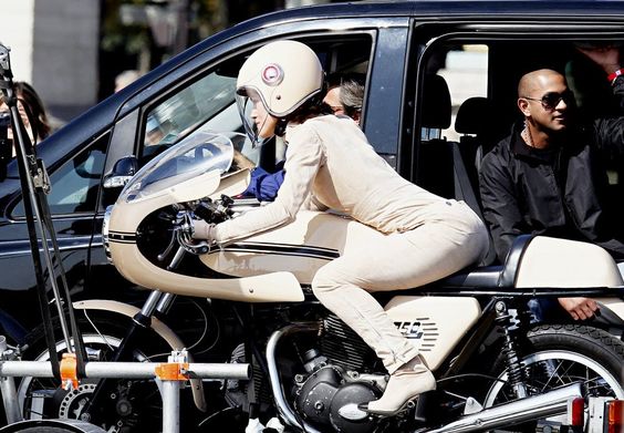 Keira Knightly Chanel Ducati