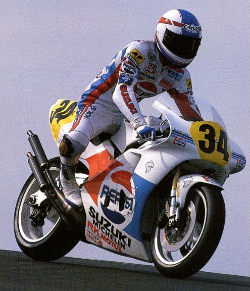 Kevin Schwantz - Truly loved to watch this guy race during the 500cc GP days. suzuki rgv 500 '89