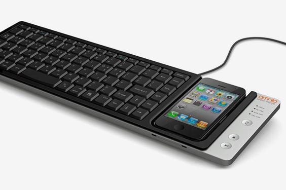 Keys iPhone Keyboard Dock by Omnio, sweet!