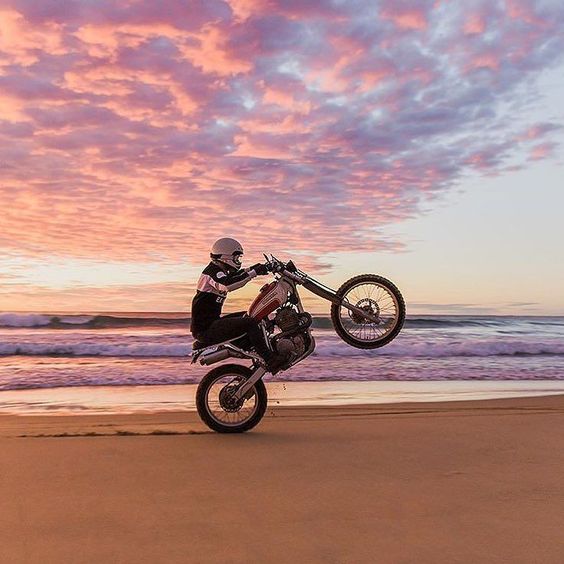 Killer shot of @nathrichardsphoto testing out his new #XR600 build! Shot by @Heart And The Sea. :: #dualsport #scrambler #motolove