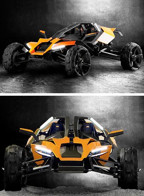 KTM AX Concept. Yep I'll take two, one red, one blue. Ok the yellows kinda hot too