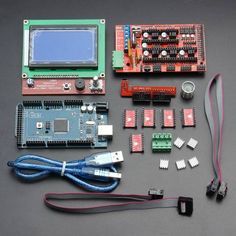 LCD12864 RAMPS  Board 2560 R3 Control Board A4988 Driver Kit For 3D Printer - US$